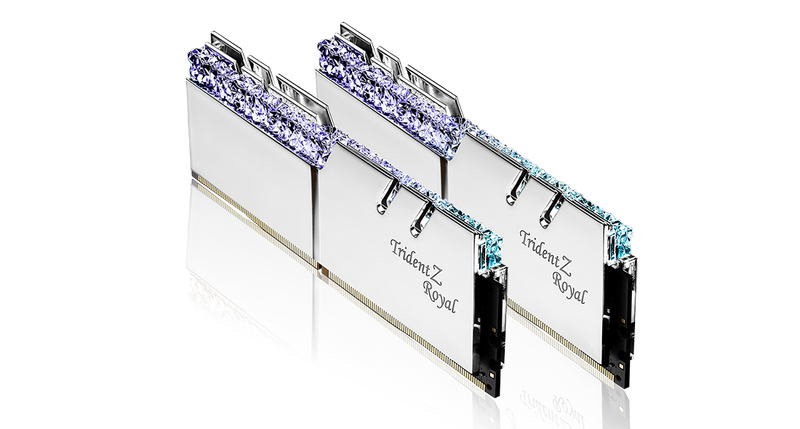 G.Skill Trident Z Royal Silver DDR4 3200 MHz 64GB (32GB x 2) (F4-3200C16D-64GTRS)