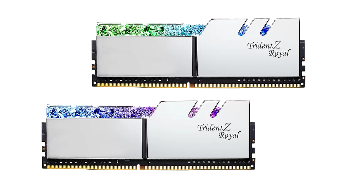 G.Skill Trident Z Royal Silver DDR4 3600 MHz 64GB (32GB x 2) (F4-3600C18D-64GTRS)