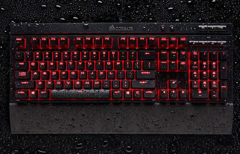 (特選優惠) Corsair K68 LED RED CHERRY MX RED 防水機械式鍵盤
