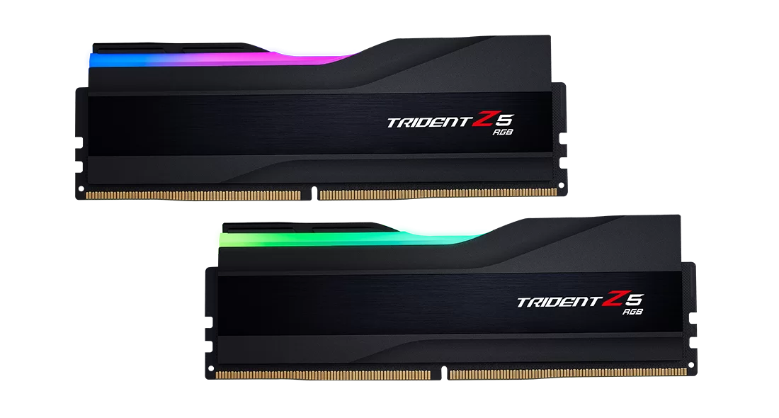 (2024熱賣)G.Skill Trident Z5 RGB 黑/銀/白 DDR5 6000MHz 32GB (16GB x 2) (F5-6000J3238F16GX2-TZ5RK)