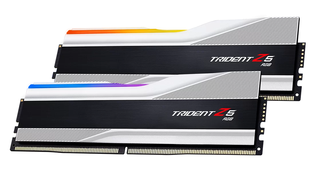 G.Skill Trident Z5 RGB Silver DDR5 6000MHz 64GB (32GB x 2) (F5-6000J3040G32GX2-TZ5RS)
