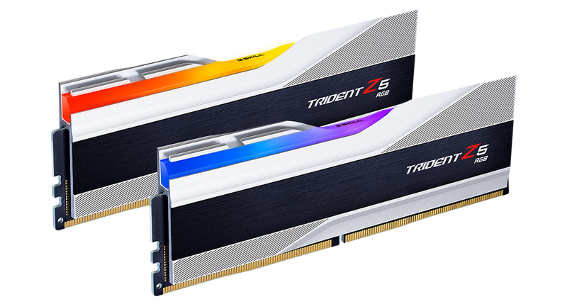 G.Skill Trident Z5 RGB Silver DDR5 6000MHz 32GB (16GB x 2) (F5-6000J3040F16GX2-TZ5RS)