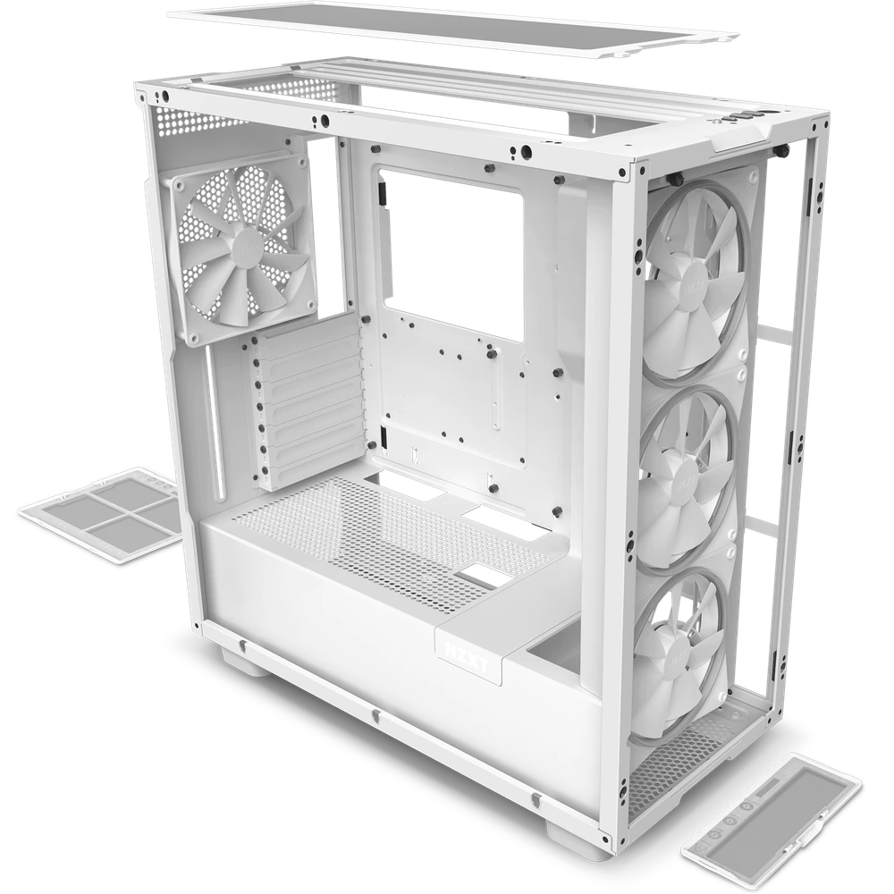 NZXT H7 ELITE Mid-Tower Case (黑/白) 