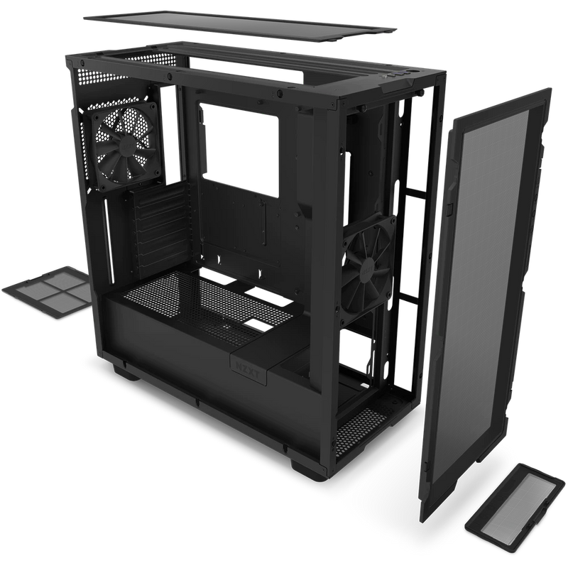 NZXT H7 FLOW Mid-Tower Case (黑/白)