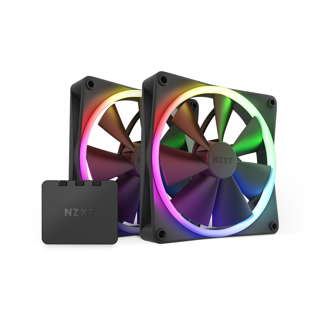 NZXT F140 RGB Twin Pack with Controller