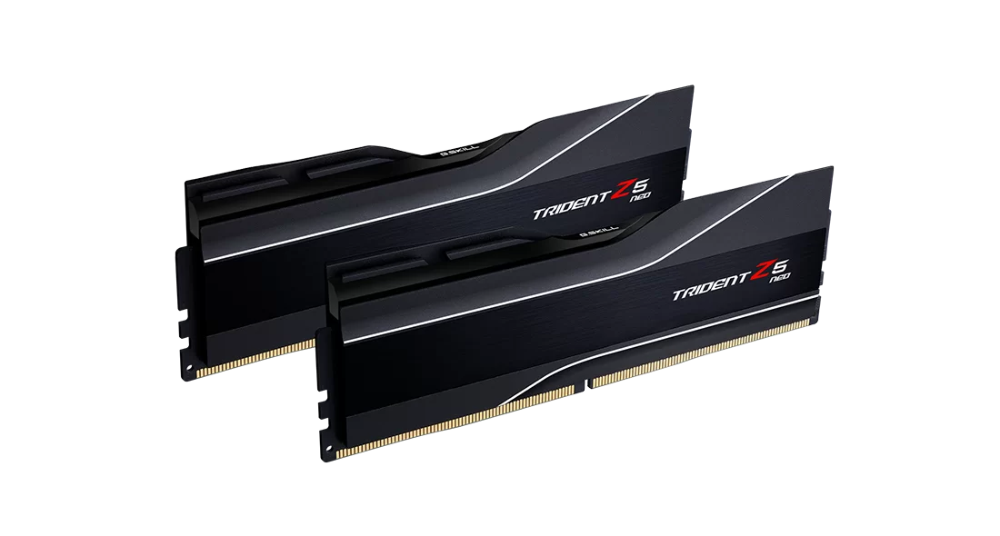 G.Skill Trident Z5 Neo DDR5-6000 CL32-38-38-96 1.40V 64GB (2x32GB) AMD EXPO (F5-6000J3238G32GX2-TZ5N)