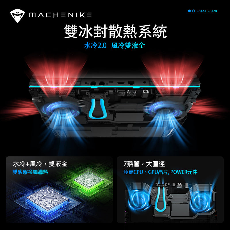 MACHENIKE LIGHT 16PRO RTX4090 64GB RAM 2TB PCIE 4.0 SSD Gaming Notebook (3年保养)