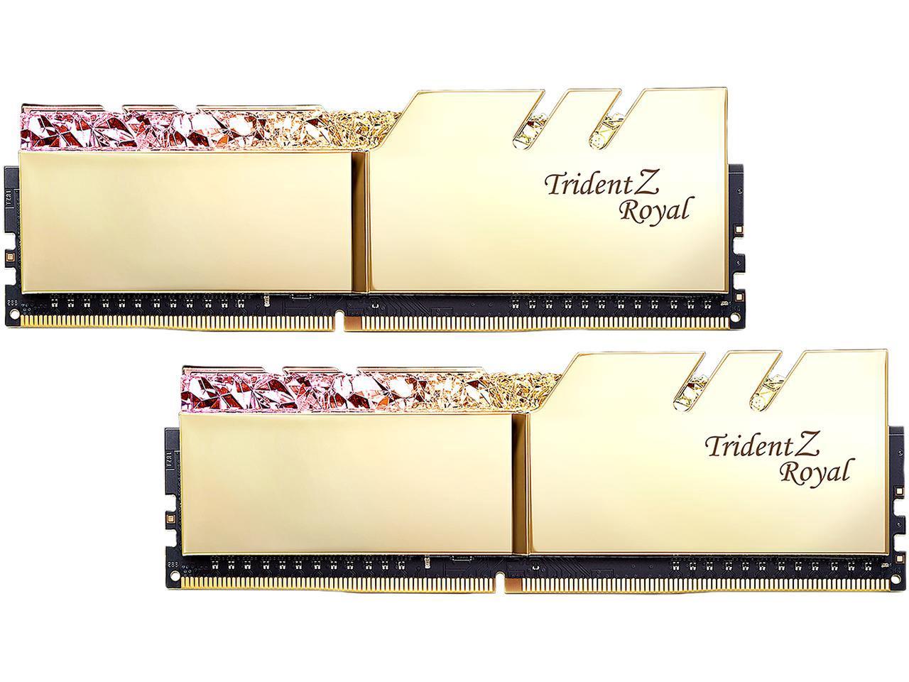 G Skill Trident Z Royal Series DDR4 16/32 GB (2 x 8/16 GB) 3200MHz