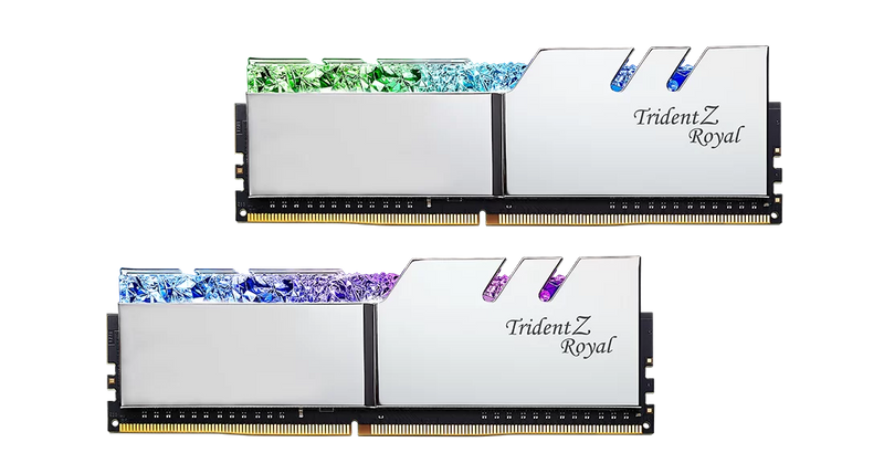 G.Skill Trident Z Royal Silver DDR4 3600 MHz 32GB (16GB x 2) (F4-3600C16D-32GTRSC)