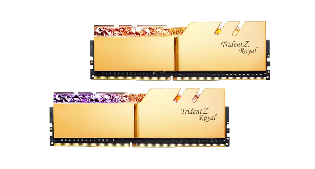 G.Skill Trident Z Royal Gold DDR4 3600 MHz 16GB (8GB x 2) (F4-3600C18D-16GTRG)