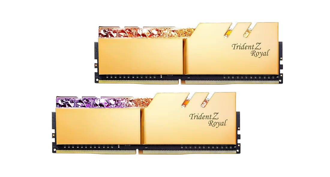 G.Skill Trident Z Royal Gold DDR4 3600 MHz 32GB (16GB x 2) (F4-3600C18D-32GTRG)