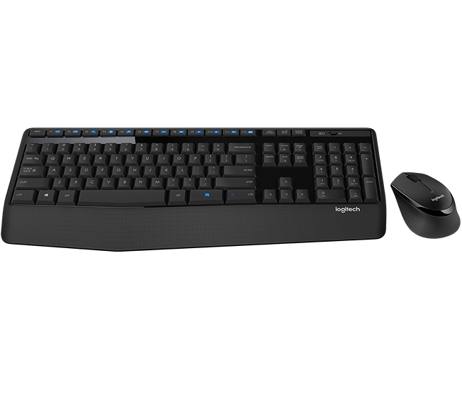 Logitech COMFORT MK345 Full-size Wireless Combo 无线滑鼠键盘套装En