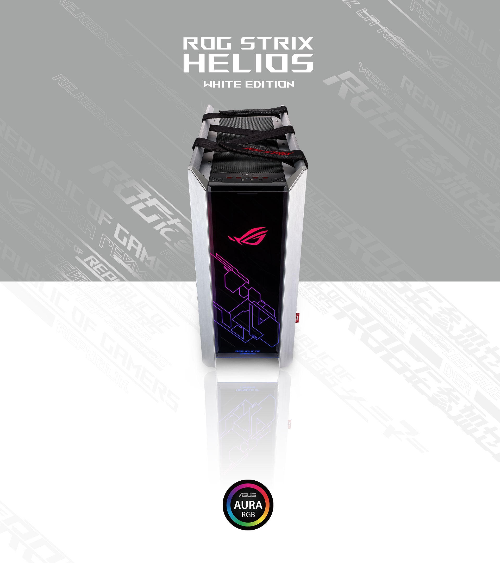 ASUS GX601 ROG STRIX HELIOS White Mid-Tower E-ATX CASE