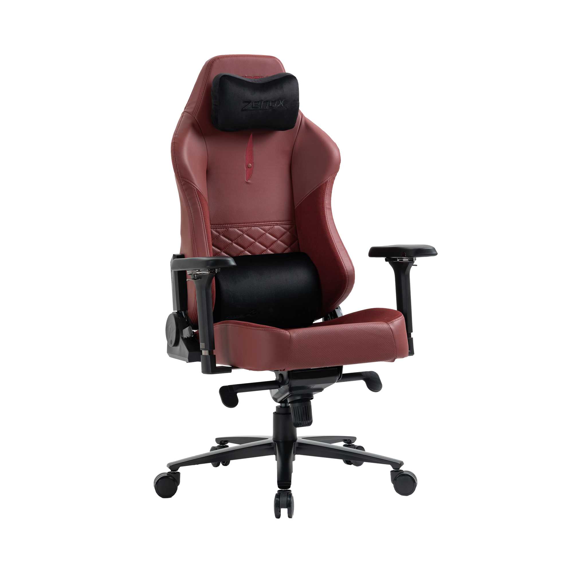 Zenox Spectre-MK2 Gaming Chair (Leather/Maroon)