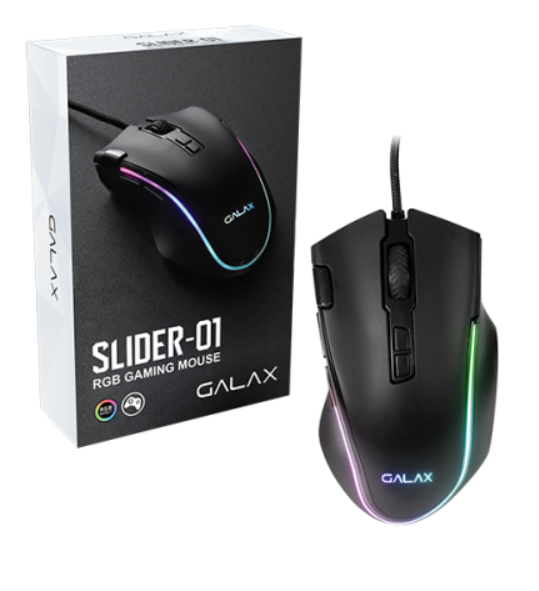 GALAX Gaming Mouse (SLD-01) 7200DPI/ RGB/ 8 Programmable Marco Keys