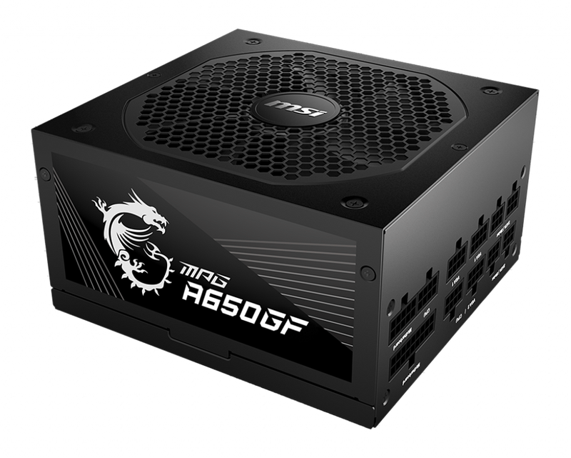 (100%全日系電容) MSI MPG A650GF 650W 80 PLUS GOLD 全模組 主機電源