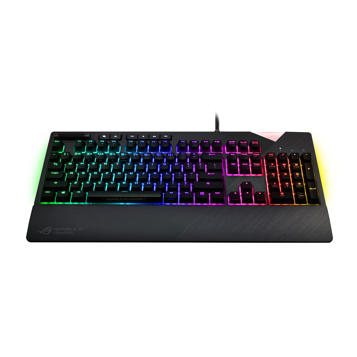 ASUS ROG Strix RGB Flare RGB 機械式電競鍵盤 (茶軸中文)