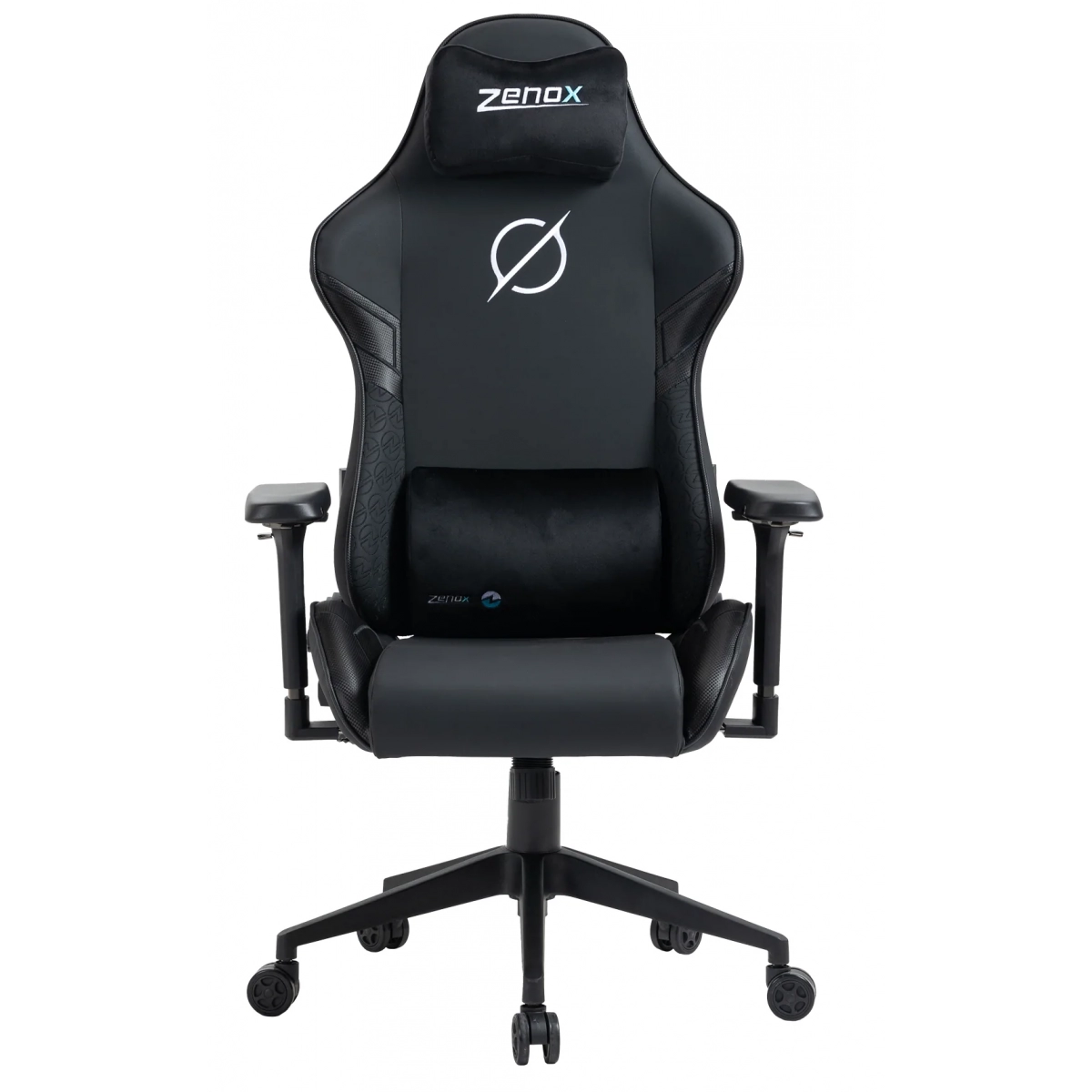 Zenox Saturn-MK2 Gaming Chair (Leather/Carbon) 