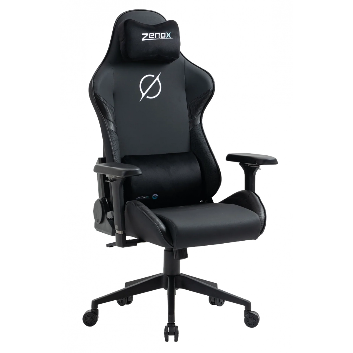 Zenox Saturn-MK2 Gaming Chair (Leather/Carbon) 