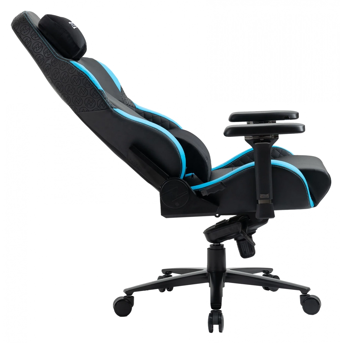 Zenox Jupiter-MK2 Gaming Chair (Leather/Sky Blue)