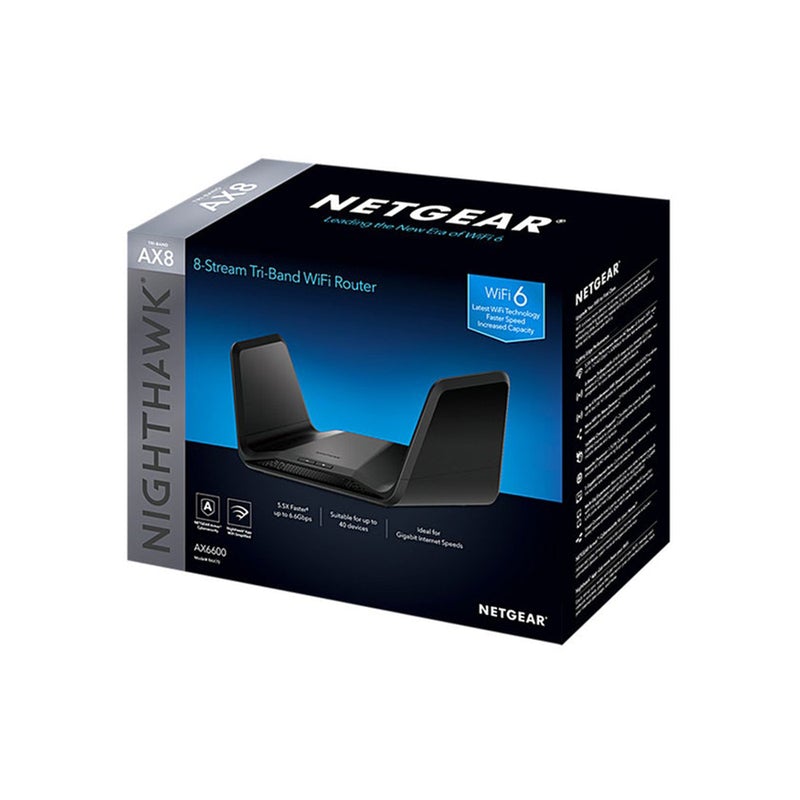 Netgear Nighthawk 8-stream Tri-band AX6600 Wi-Fi 6 Router