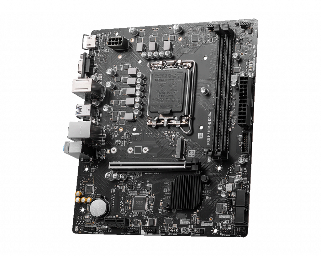 MSI 微星PRO H610M-E DDR4 Micro-ATX 主机板(DDR4) 