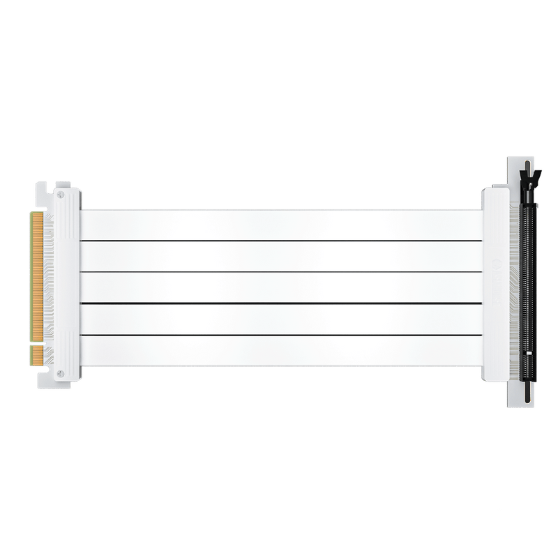 AsiaHorse PCIe 4 SOFT RISER CABLE 4.0 PCIe延長線 (Black/White)