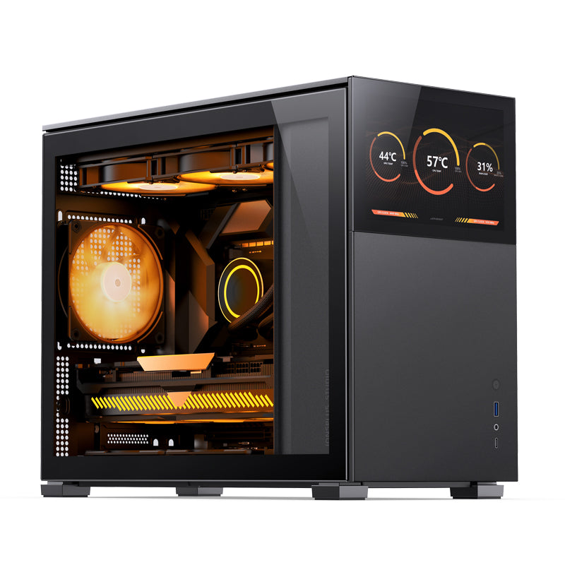 Jonsbo D31 标准副屏版Micro-ATX 机箱- (黑/白) 