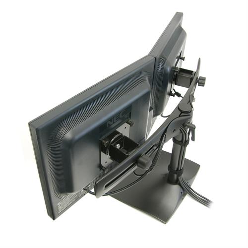 Ergotron DS100 Dual-Monitor Desk Stand, Horizontal 水平桌面雙螢幕顯示器支架