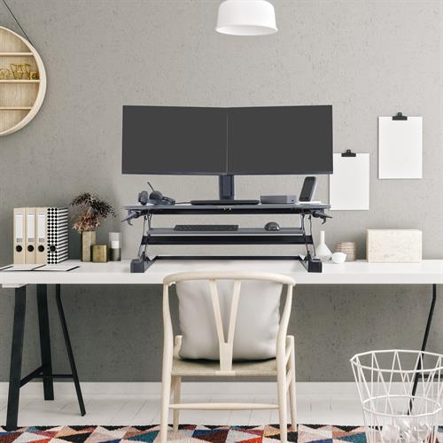 Ergotron Stand, WorkFit-TL, Sit-Stand Desktop Workstation 可调升降人体工学桌面