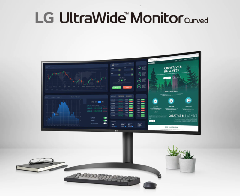 LG 34WP85C 34" 21:9 UltraWide QHD IPS 弧形顯示器