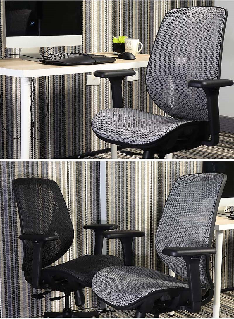 IRocks T16 人體工學辦公網椅 (黑色 / 灰色)