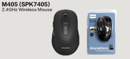 Philip M405 (SPK7405) 2.4GHz 無線滑鼠 1000 dpi 1xAA 電池