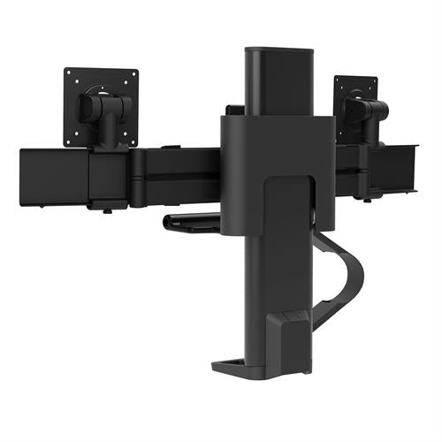 Ergotron TRACE™ Dual Monitor Mount (black/white)