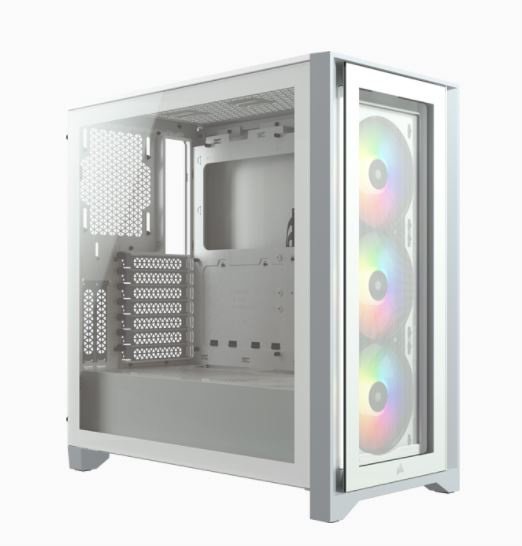 Corsair iCUE 4000X RGB Tempered Glass Mid-Tower ATX CASE