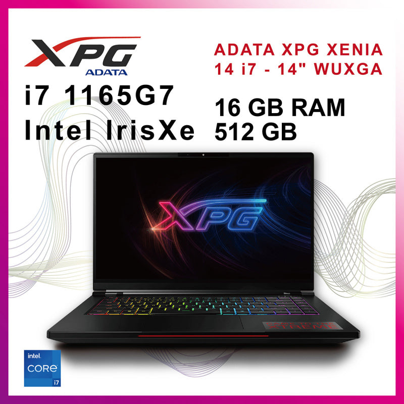 ADATA XPG XENIA 14" i7 16GB 512GB 970g Ultrabook