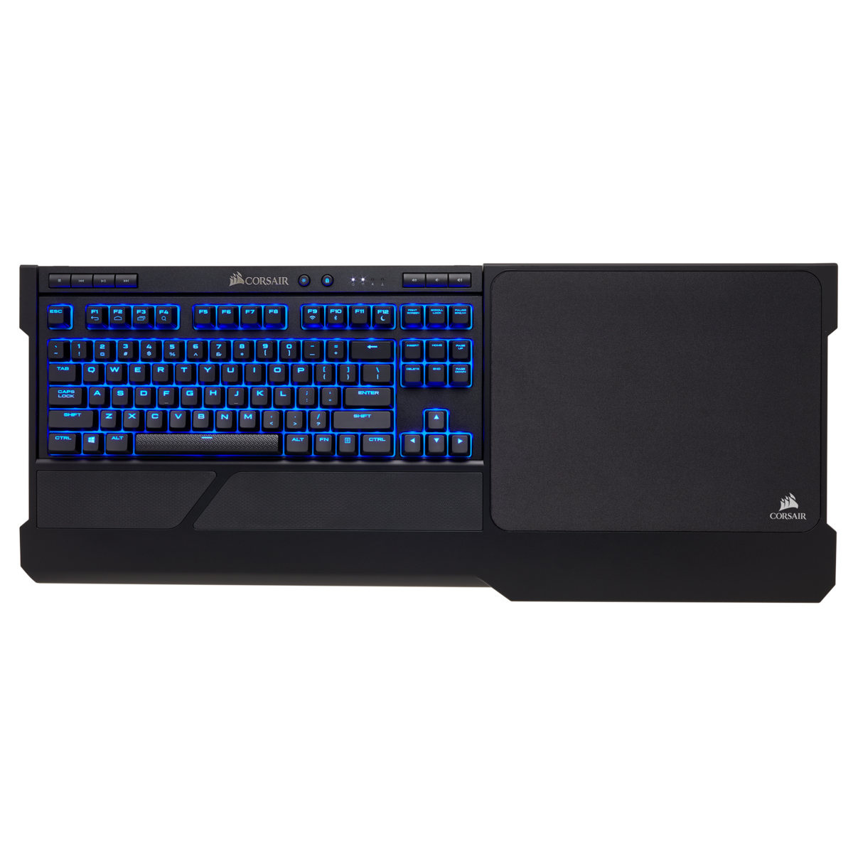 Corsair K63 Wireless Gaming Lapboard & K63 RED LED Gaming Keyboard Combo