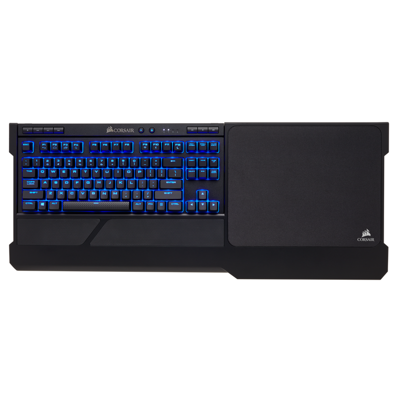 Corsair K63 Wireless Gaming Lapboard & K63 RED LED Gaming Keyboard Combo
