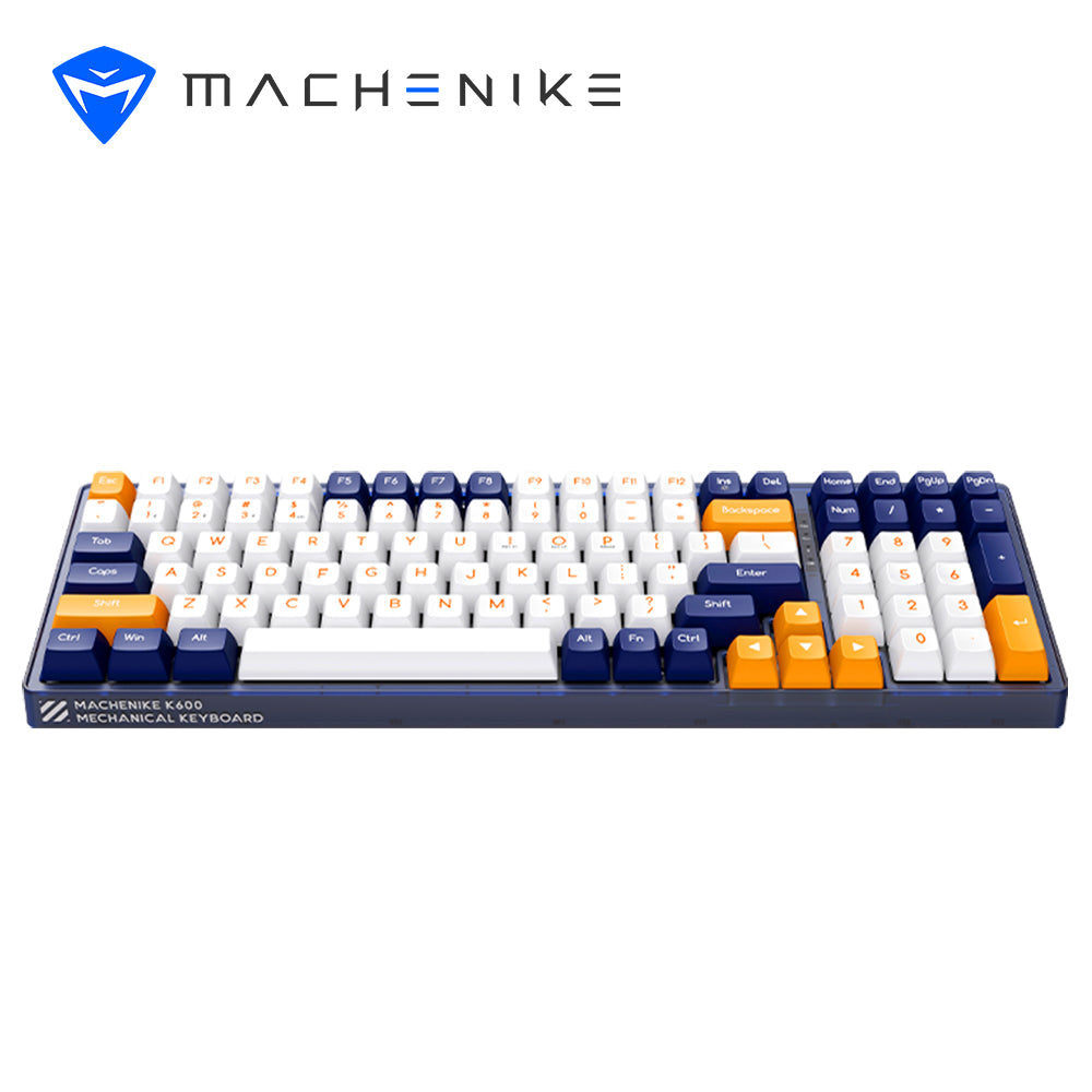 Machenike K600 Prussian Blue wireless Mechanical Keyboard (PBT Keycap)