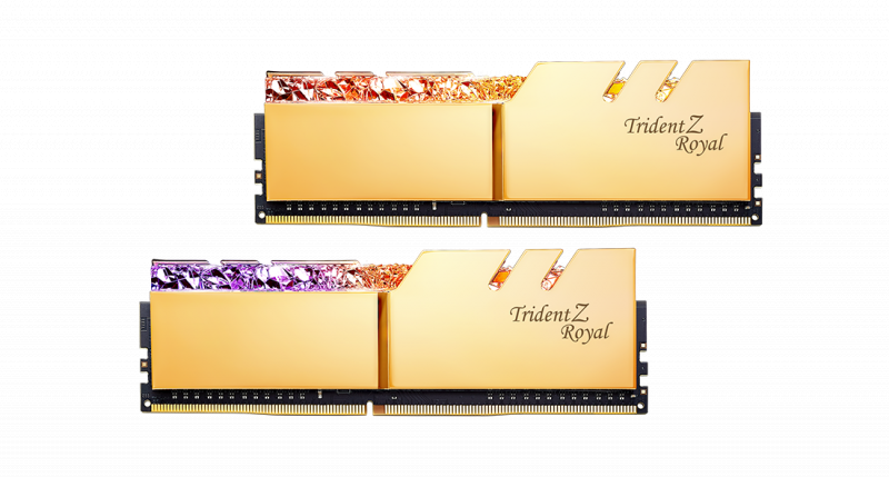 G Skill DDR4 Trident Z ROYAL 16GB (2 x 8GB) 4600hz (F4-4600C19D-16GTRGE)