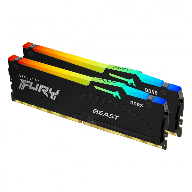 Kingston FURY RGB DDR5 5600Mhz Memory 64GB (2x32GB) ( KF556C40BBAK2-64) 