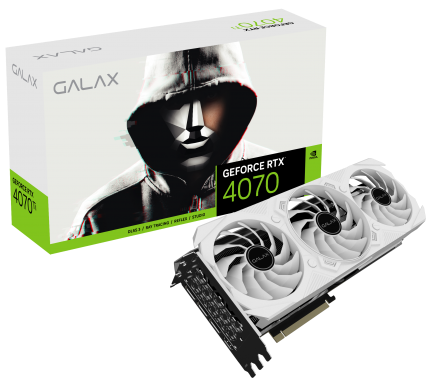 GALAX GeForce RTX 4070 Ti EX Gamer 12GB GDDR6X 顯示卡 (White Edition)