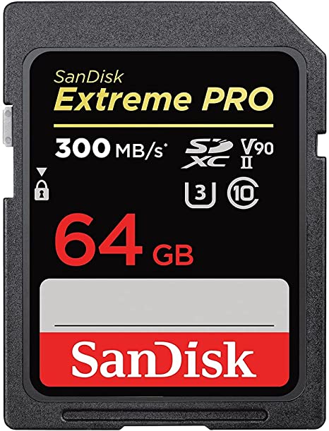 San Disk Extreme PRO SD Card (SDSDXDK V90 R/W:300/260)
