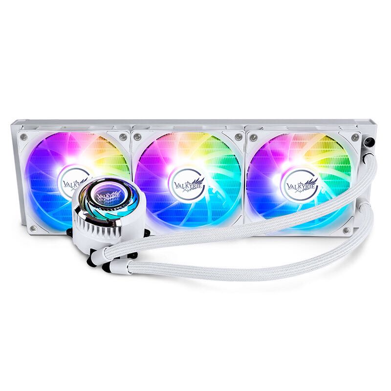 Valkyrie C420 ARGB 420mm CPU 水冷散熱器 (White)