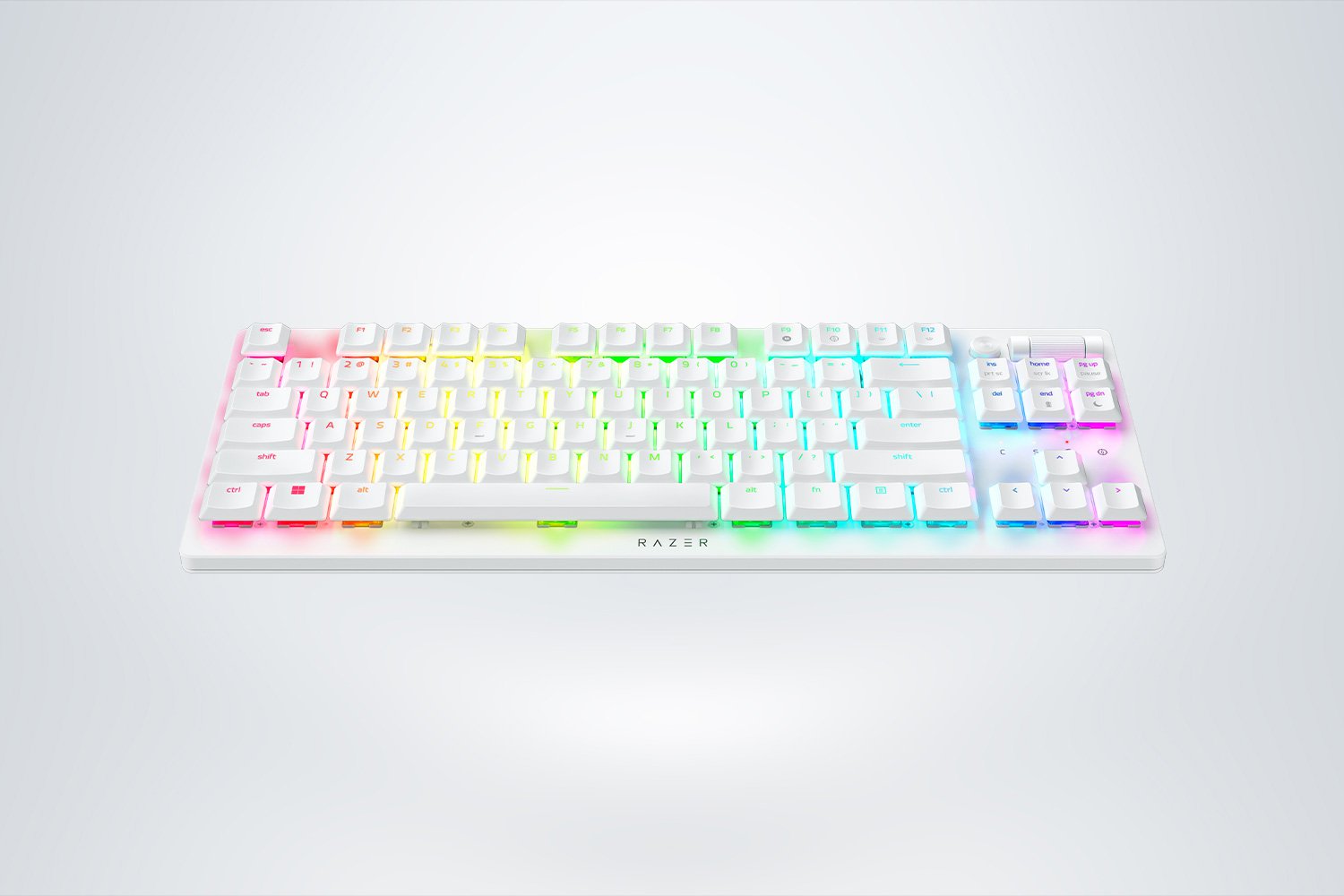 Razer DeathStalker V2 Pro Tenkeyless Wireless Low Profile Optical Gaming Keyboard White 無線光學機械鍵盤