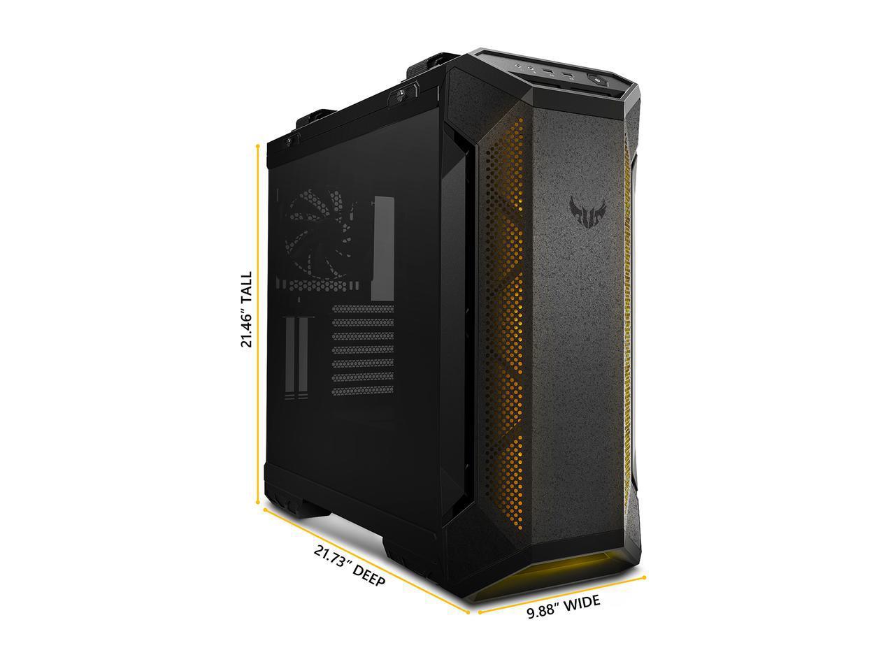 ASUS TUF Gaming GT501 强化玻璃侧板ATX CASE 