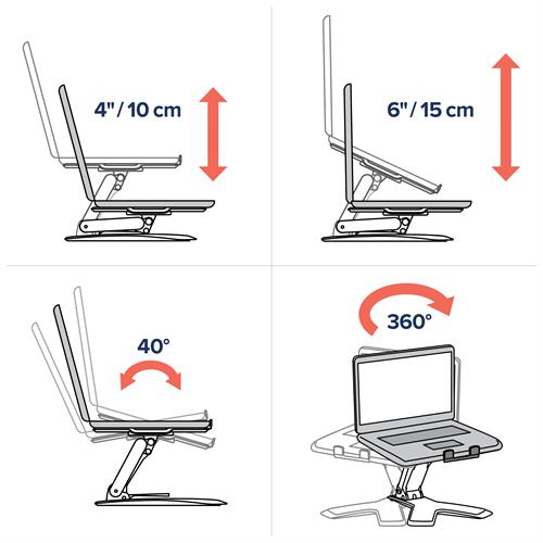 Ergotron Neo-Flex® Notebook Lift Stand 笔记本电脑升高架