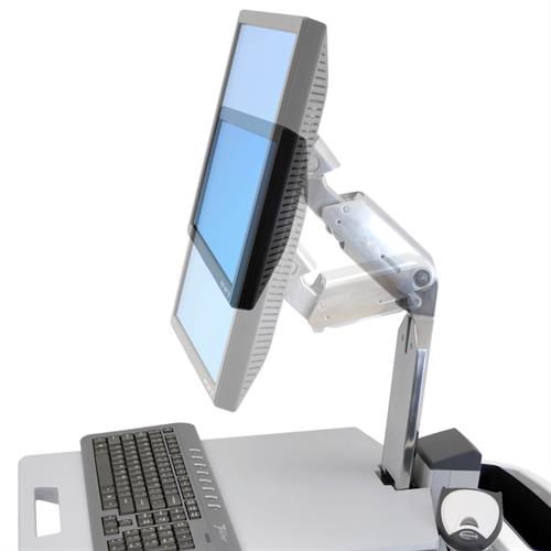 Ergotron Neo-Flex® LCD Cart 显示器支架小型行动推车工作站