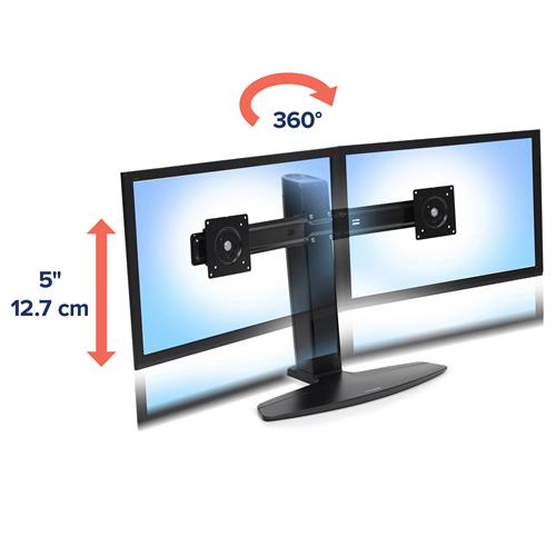 Ergotron Neo-Flex® Dual LCD Monitor Lift Stand 24" 雙24吋螢幕桌面支架