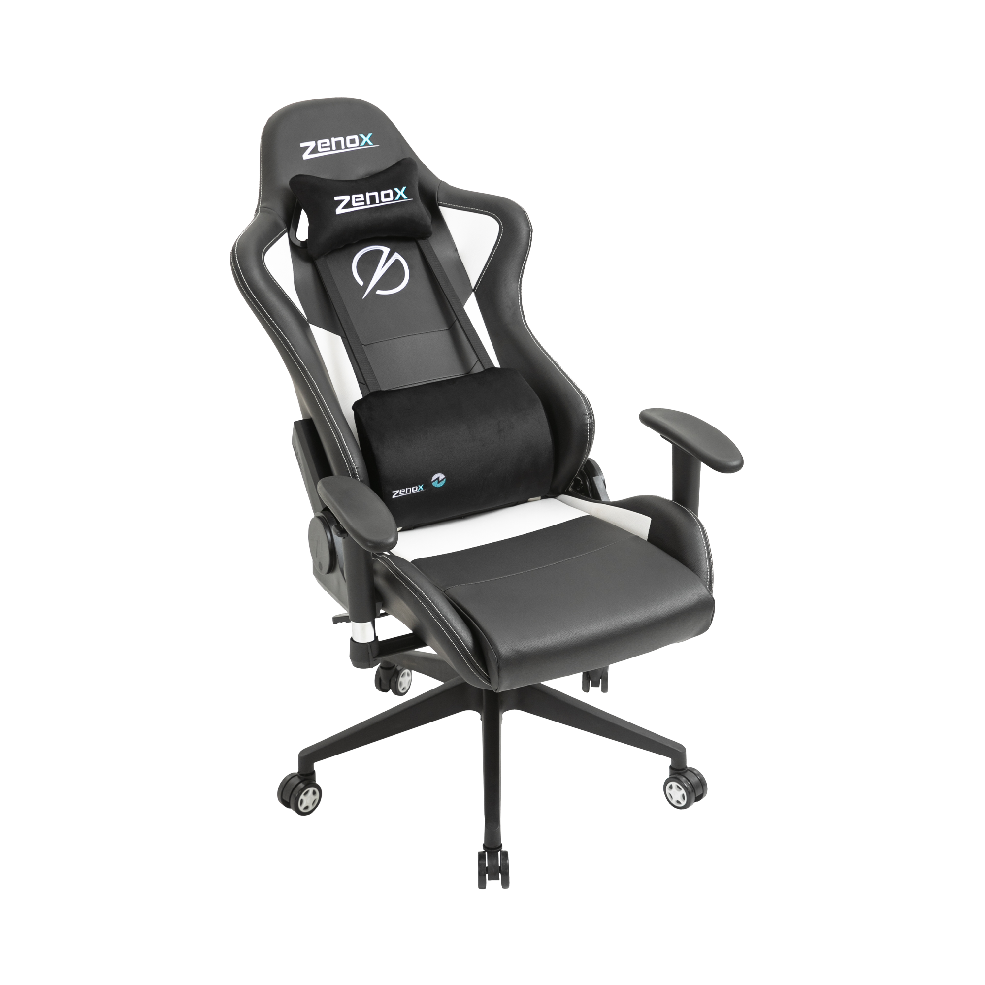 Zenox Mercury Mk-2 Gaming Chair (Leather/White)